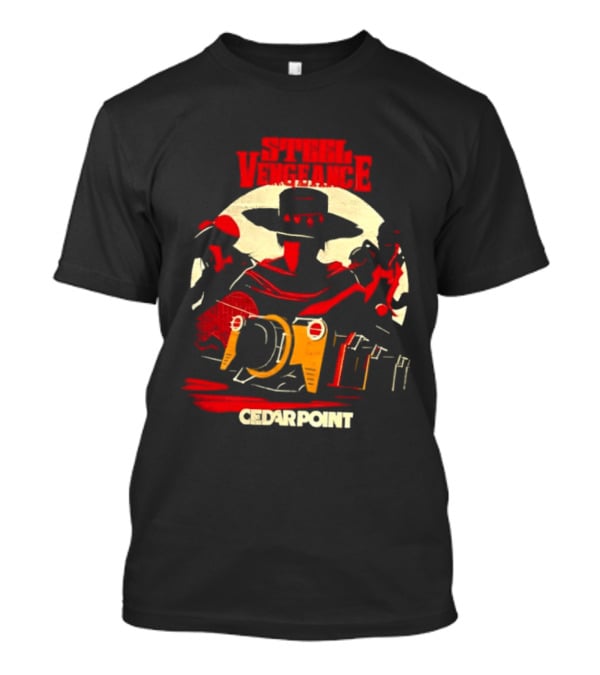 Steel Vengeance Cedar Point Wild West Cowboy Adventure T-Shirt