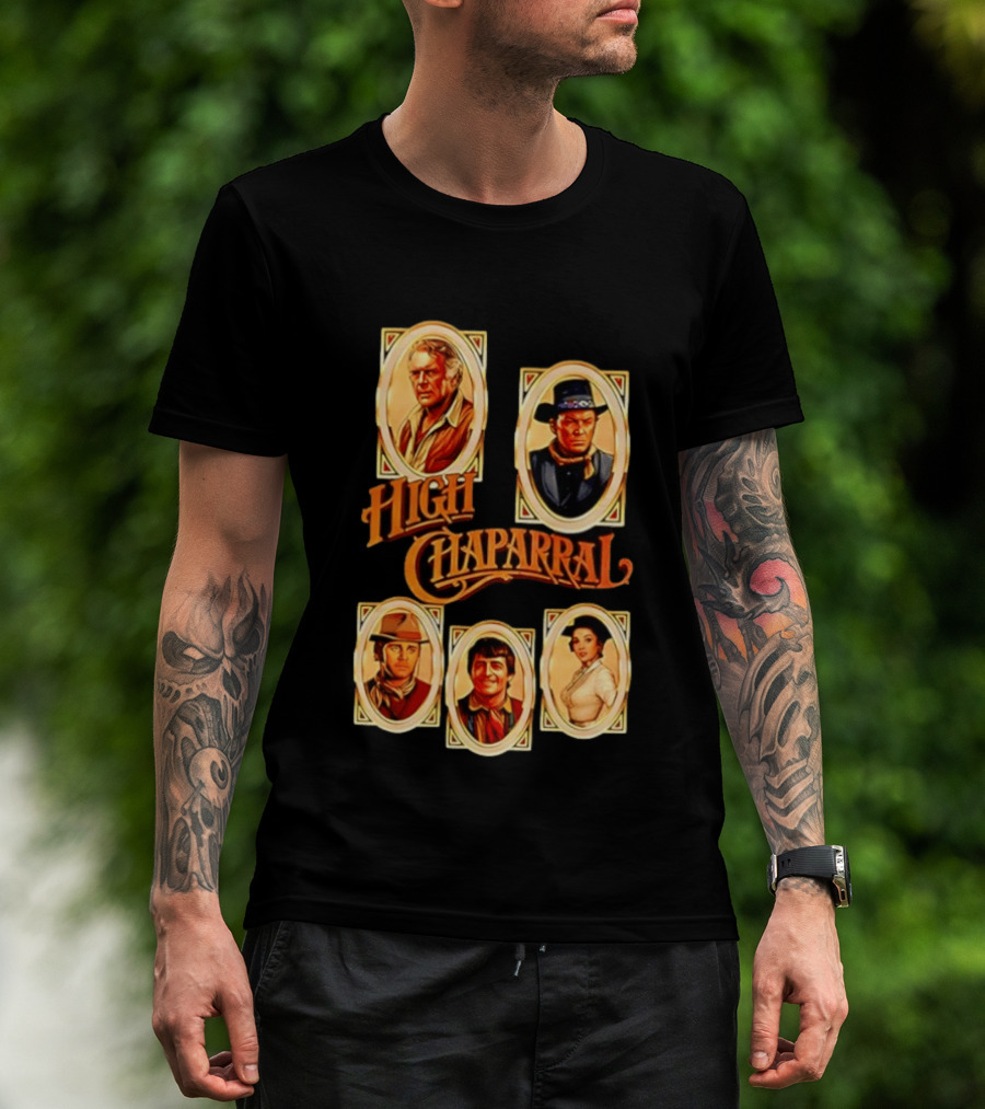 High Chaparral Classic Western Characters Collection T-Shirt