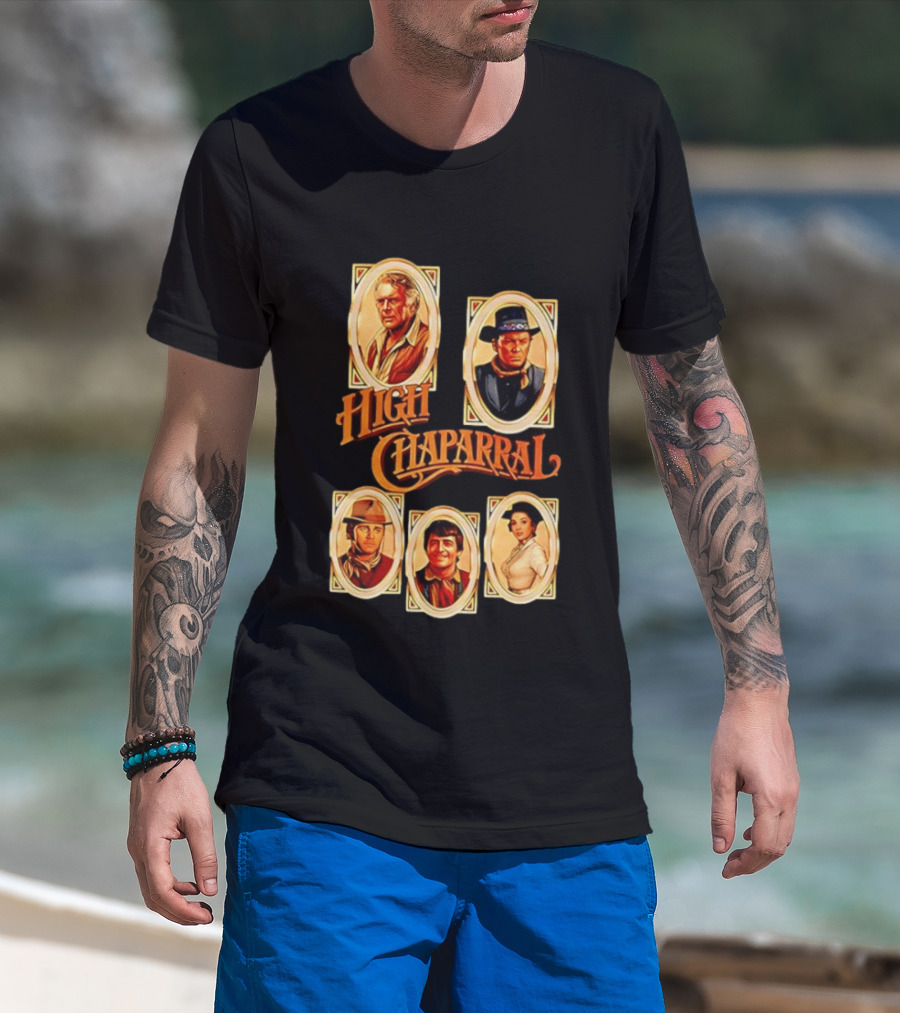 High Chaparral Classic Western Characters Collection T-Shirt