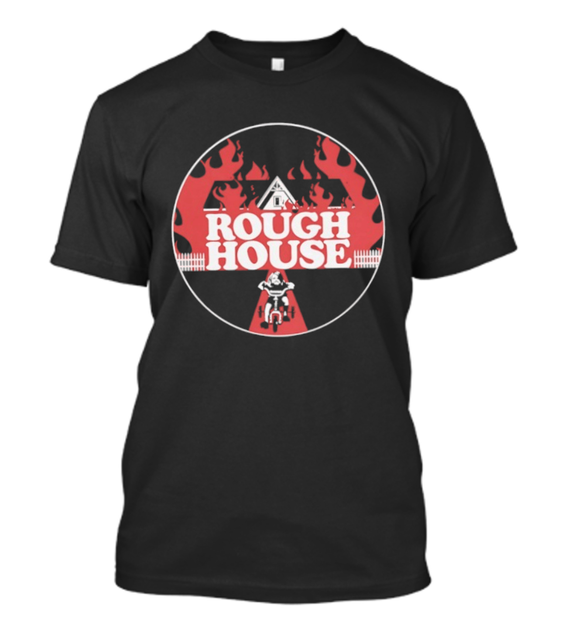 Rough House Flaming Pyramid T-Shirt
