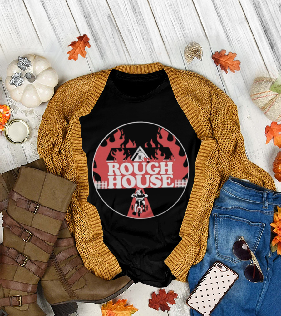 Rough House Flaming Pyramid T-Shirt