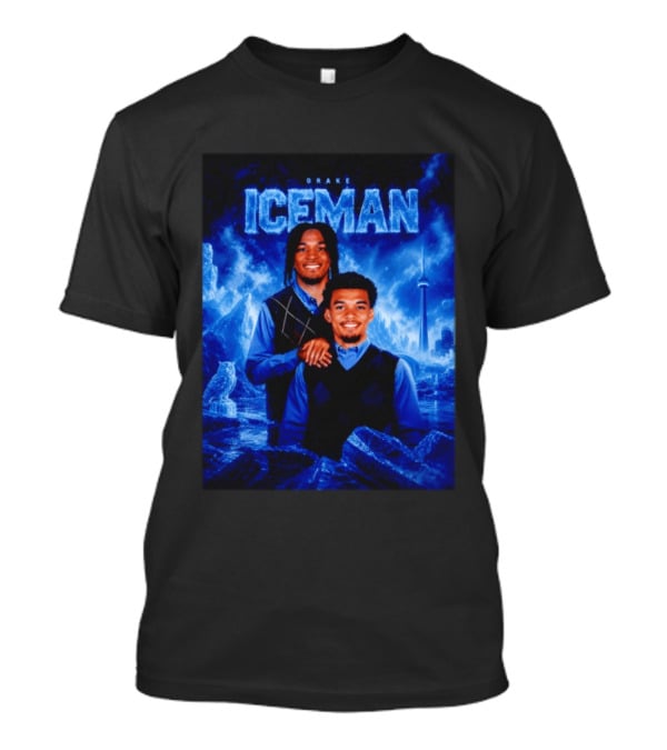 Drake Iceman Brothers Victor Wembanyama Stephon Castle Basketball Toronto Skyline T-Shirt