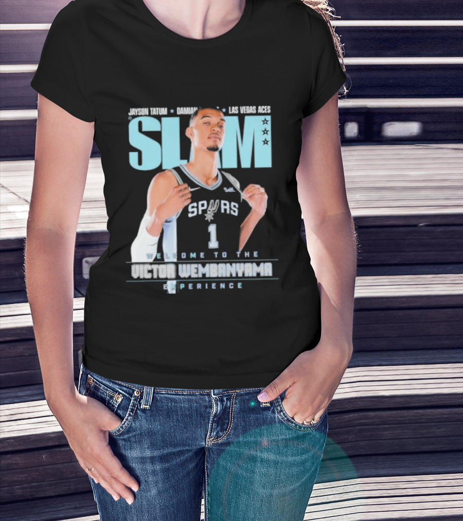 SLAM Victor Wembanyama Spurs Experience Welcome T-Shirt