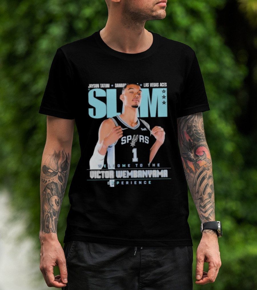 SLAM Victor Wembanyama Spurs Experience Welcome T-Shirt