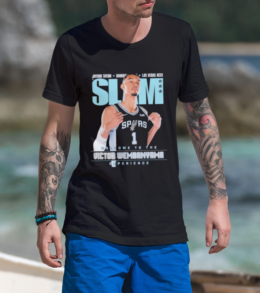 SLAM Victor Wembanyama Spurs Experience Welcome T-Shirt