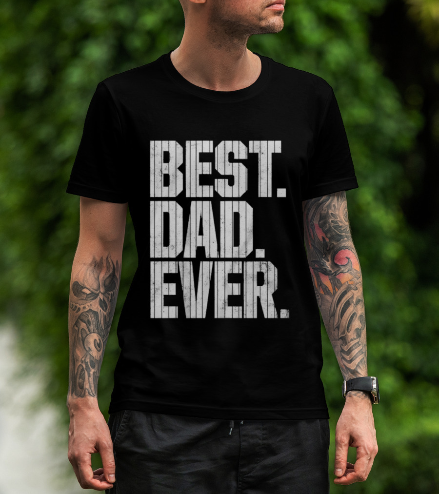 Best Dad Ever New York Yankees Baseball Game T-Shirt