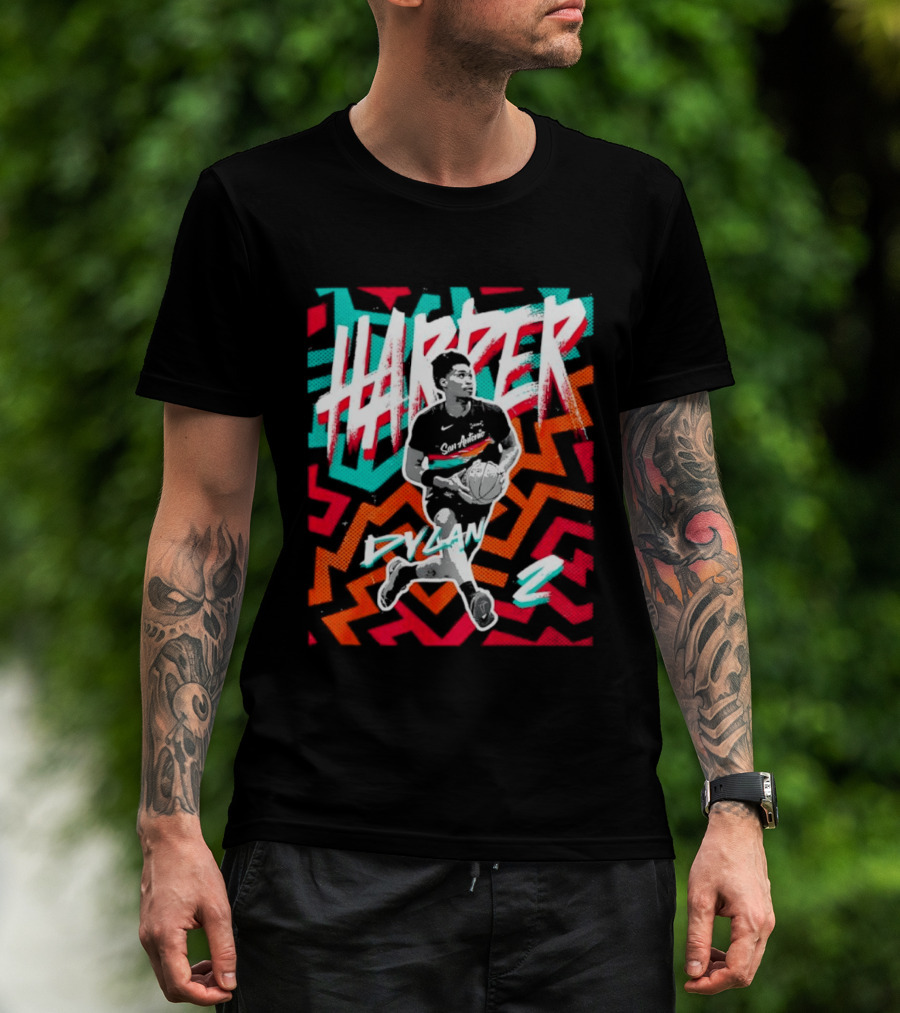 Dylan Harper San Antonio Spurs 2 NBA Fiesta T-Shirt