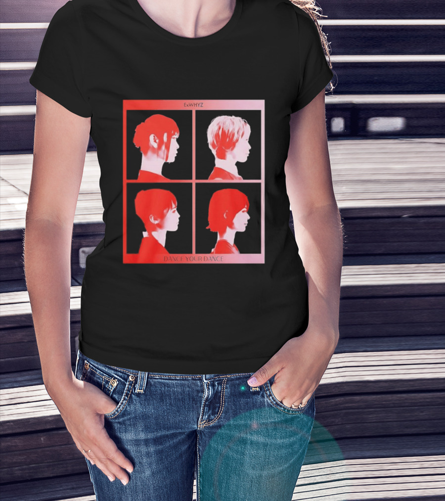 Exwhyz Dance Your Dance Four Profiles Red Frame T-Shirt