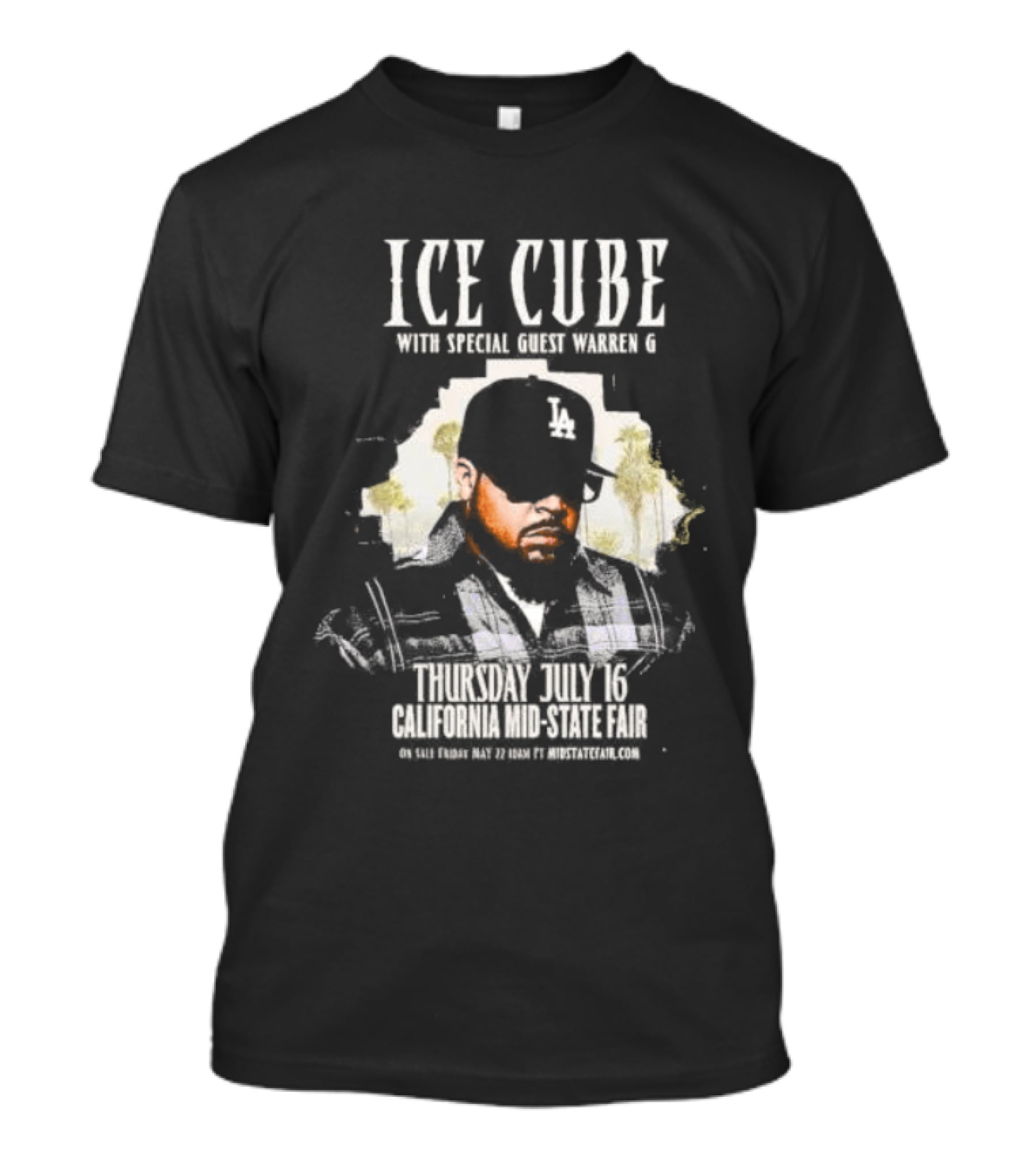 Ice Cube With Special Guest Warren G Thursday July 7 Thunder Valley Casino Resort T-Shirt