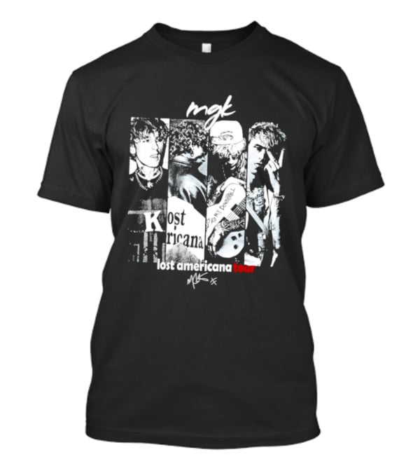 MGK Machine Gun Kelly Lost Americana Tour Guitar 2023 T-Shirt
