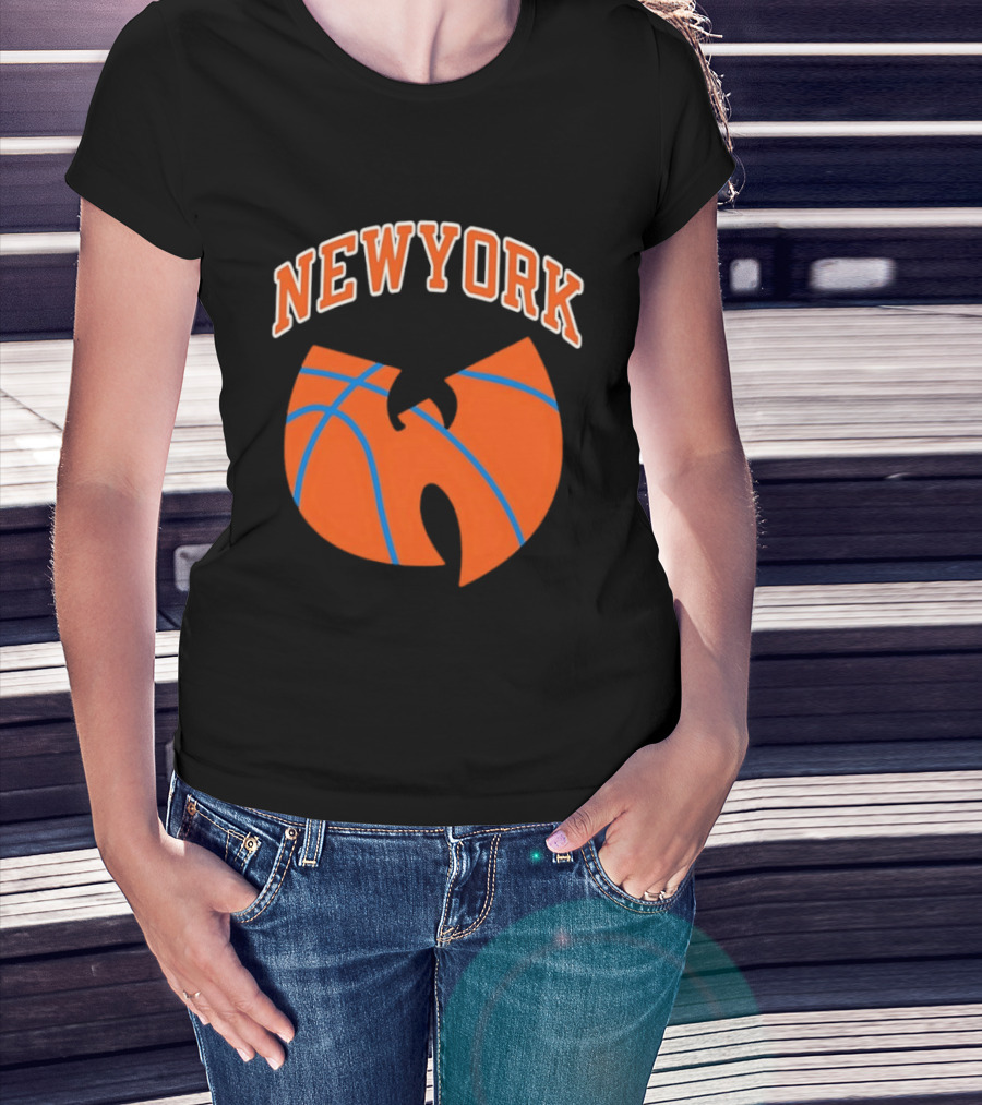 New York Basketball Wu Tang Clan Iconic Sports Fusion T-Shirt