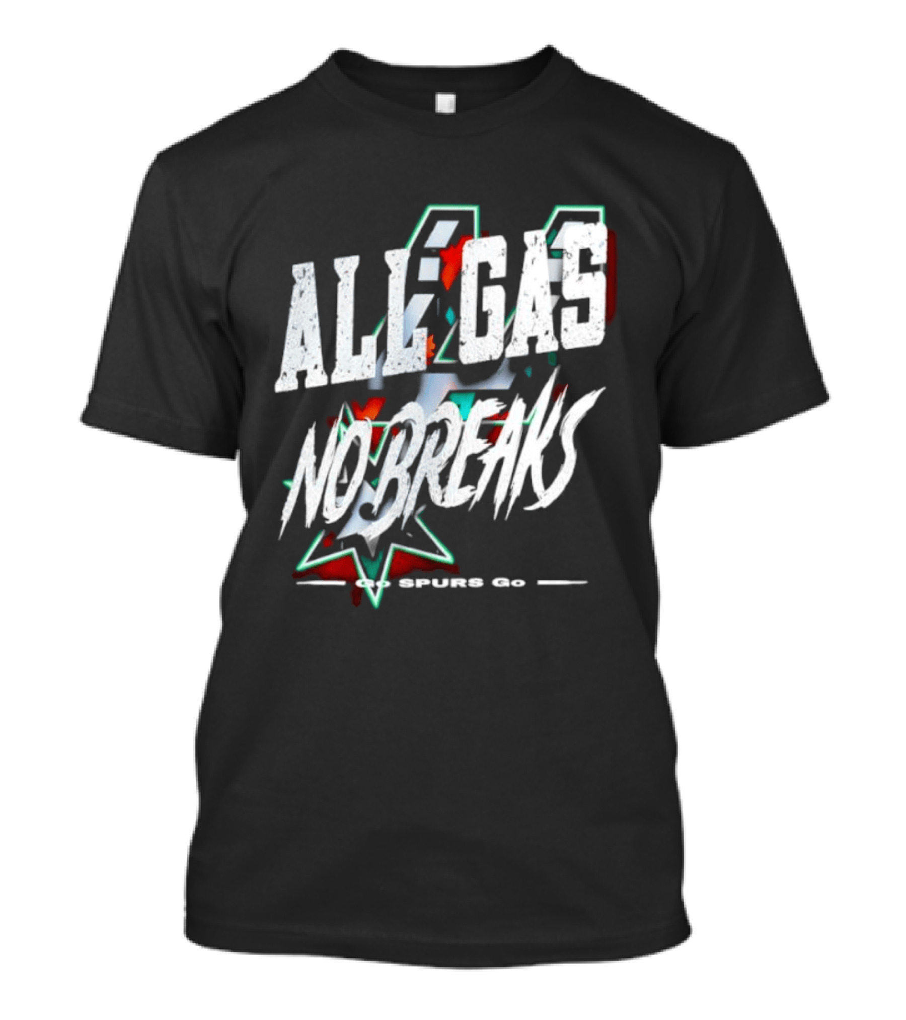 San Antonio Spurs All Gas No Breaks NBA 2023 T-Shirt