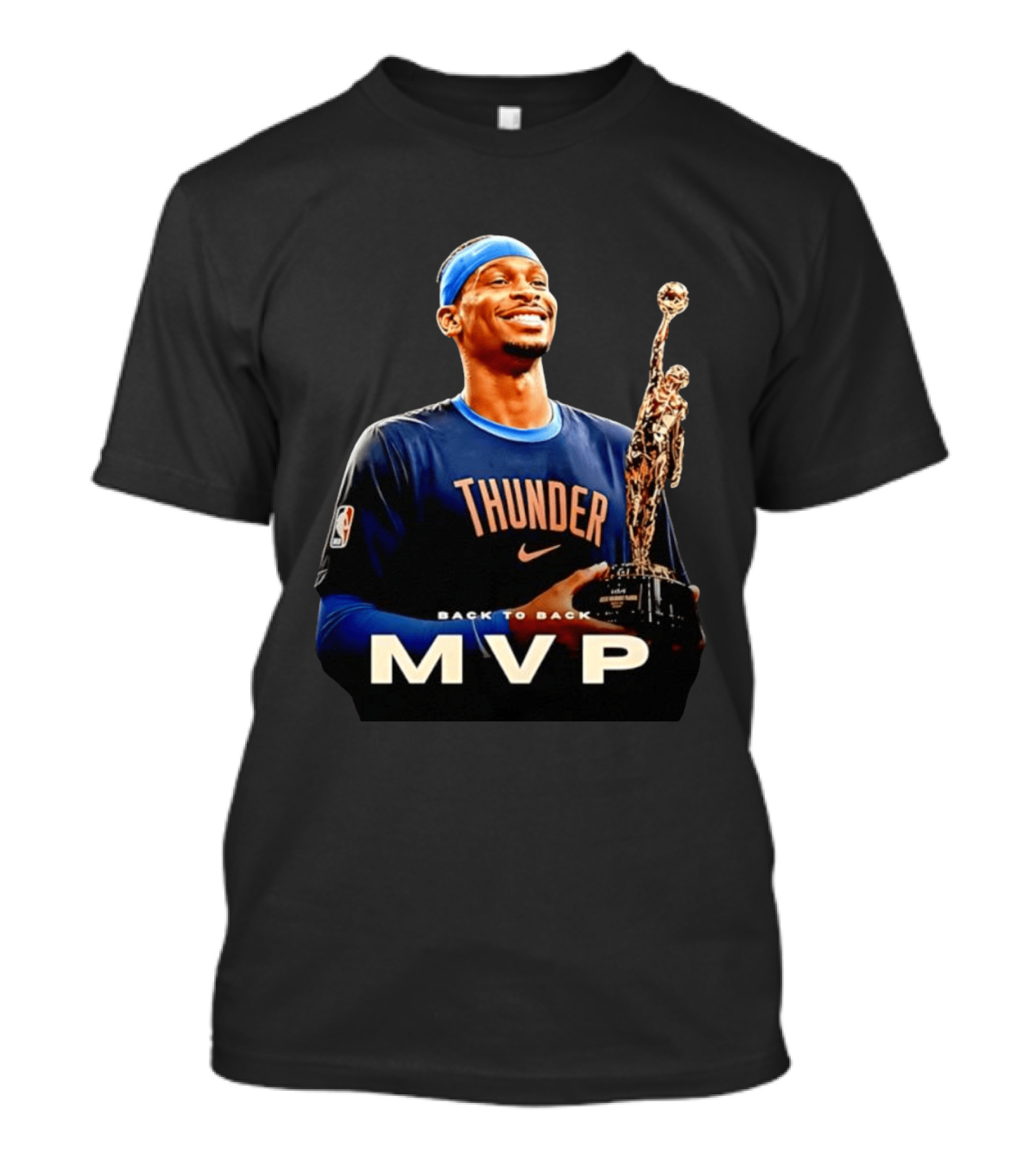 Shai Gilgeous Alexander Back To Back MVP Oklahoma City Thunder 2026 T-Shirt