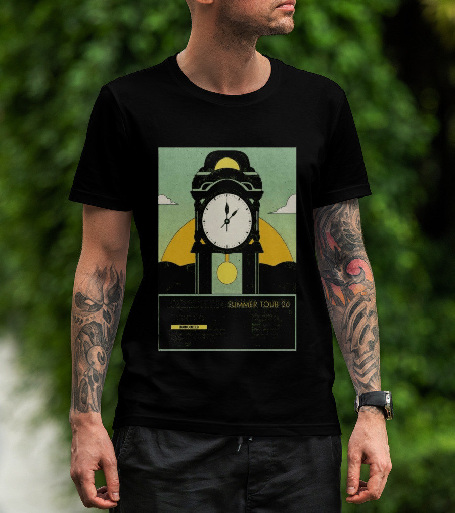 Unannounced The Band Memo Summer Tour 2026 And Sun T-Shirt