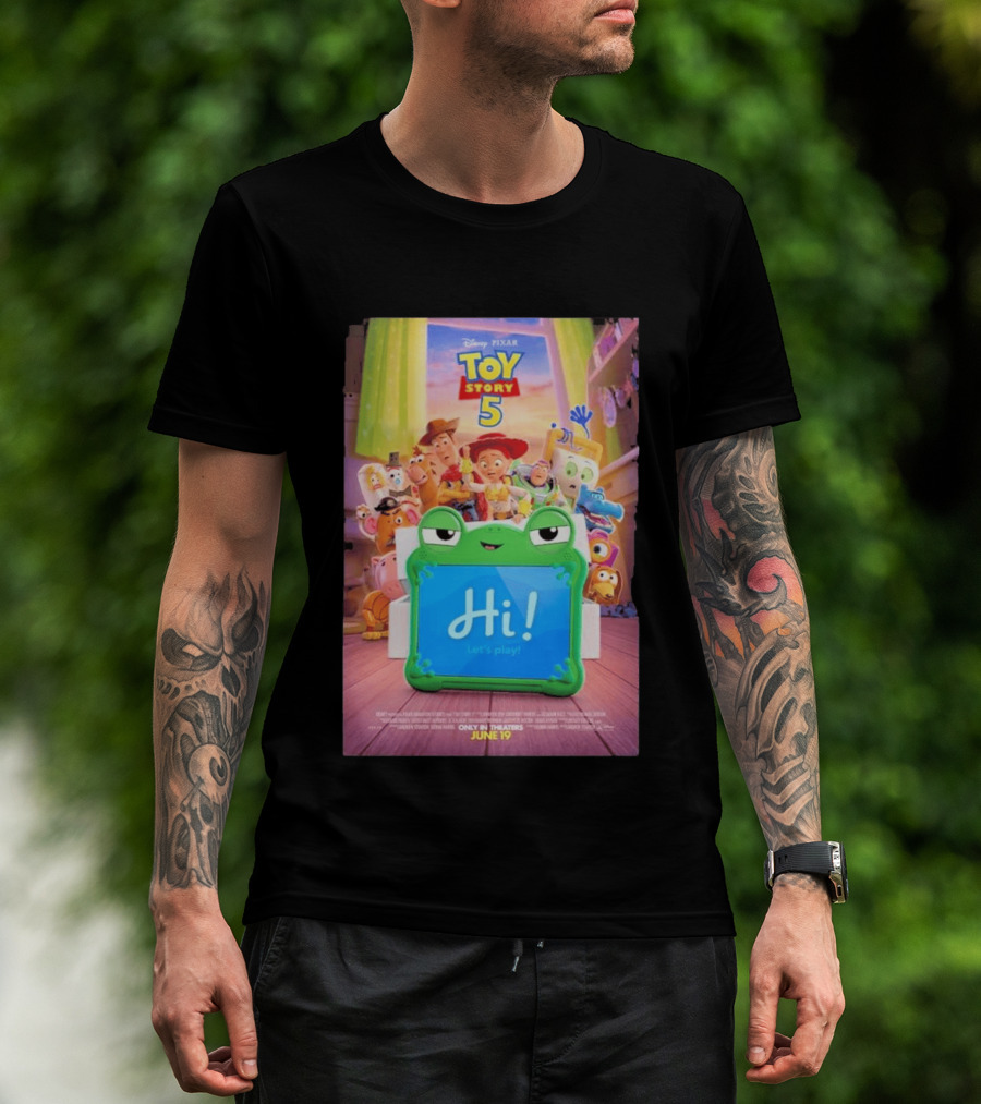 Disney Pixar Toy Story 5 Hi! Let's Play In Theaters June 19 Playtime Has A New Look T-Shirt