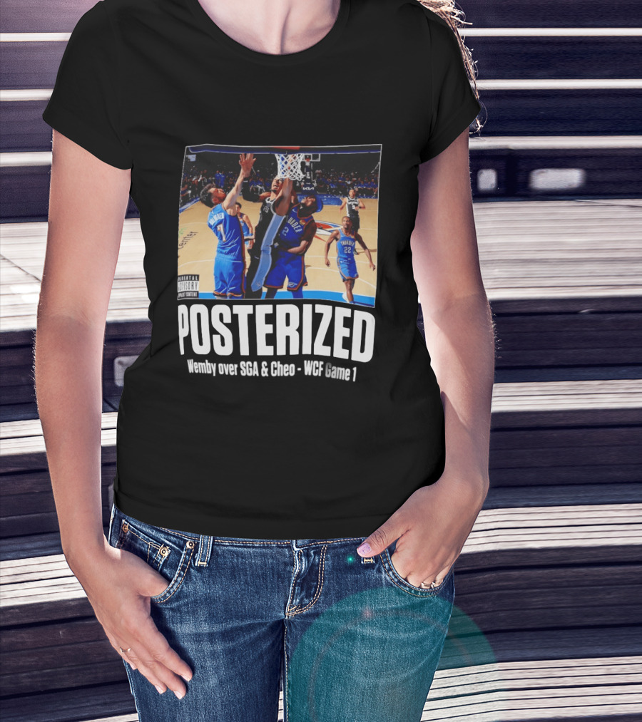 Ized Victor Wembanyama Chet Holmgren Shai Gilgeous Alexander NBA Game 1 2026 T-Shirt