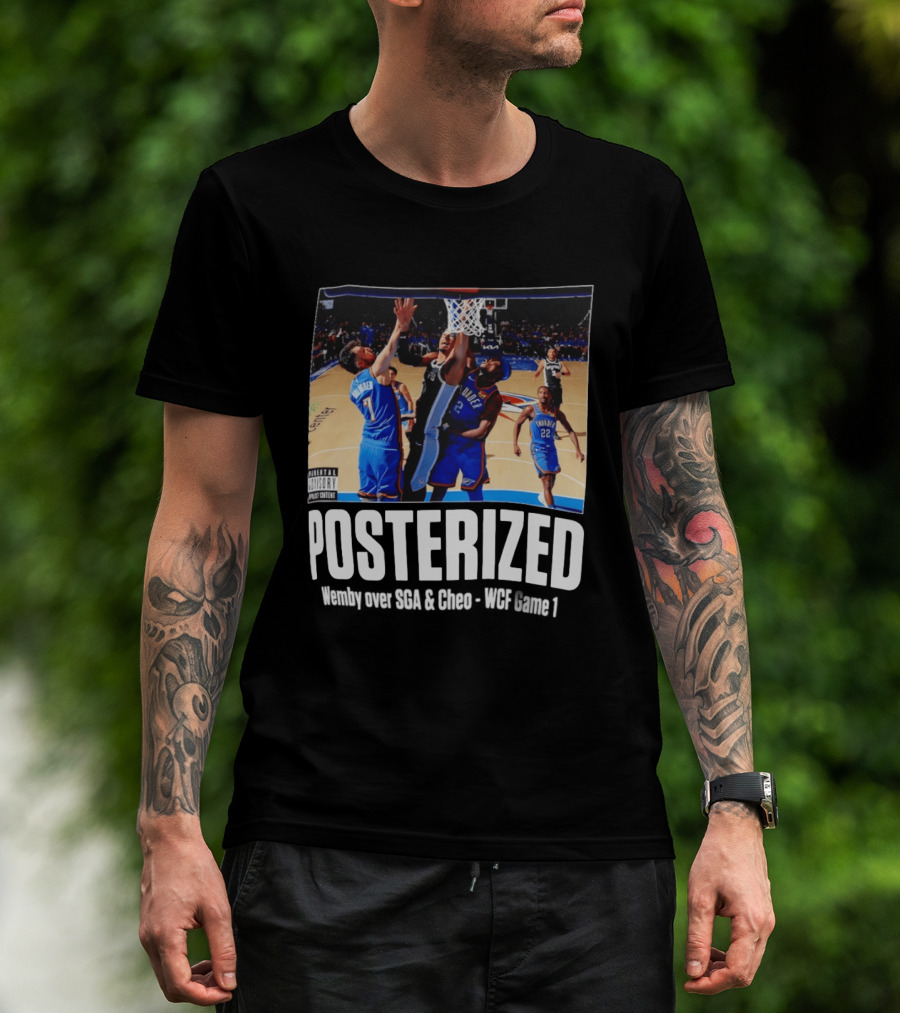 Ized Victor Wembanyama Chet Holmgren Shai Gilgeous Alexander NBA Game 1 2026 T-Shirt