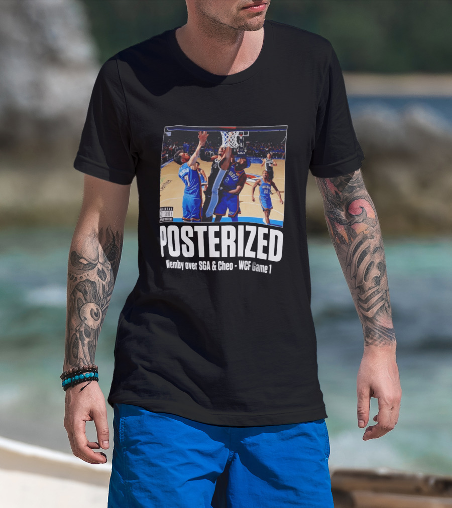 Ized Victor Wembanyama Chet Holmgren Shai Gilgeous Alexander NBA Game 1 2026 T-Shirt