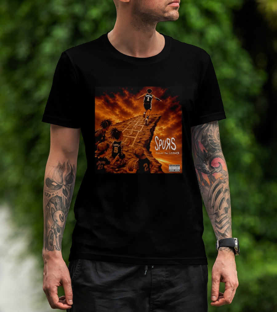 Victor Wembanyama Spurs Follow The Leader San Antonio NBA T-Shirt