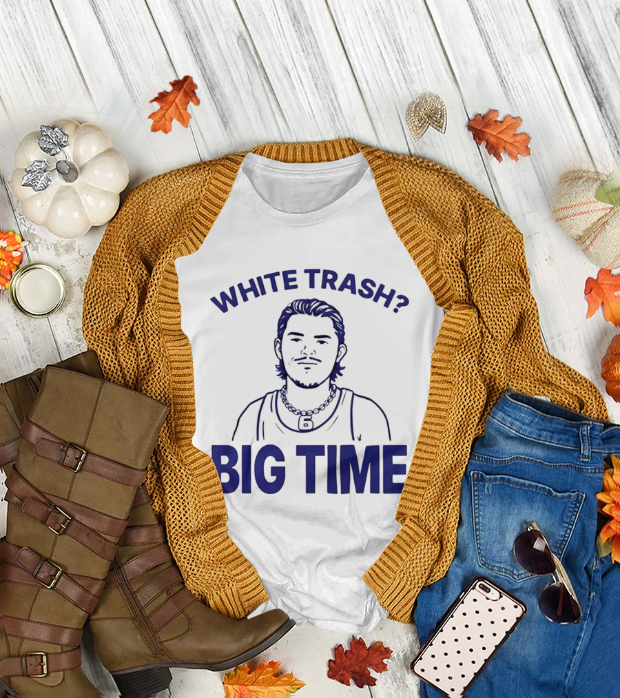 White Trash Big Time Benson's Face T-Shirt