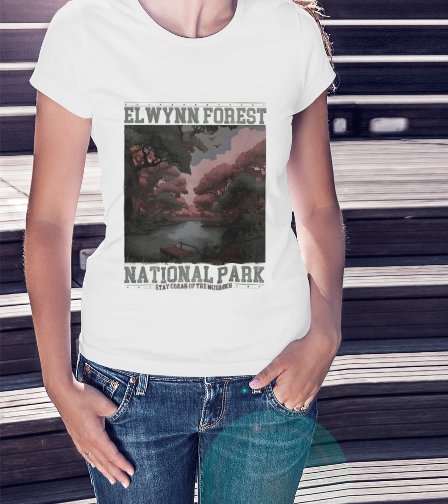 Elwynn Forest National Park Stay Clear Of The Murlocs Scenic Adventure T-Shirt