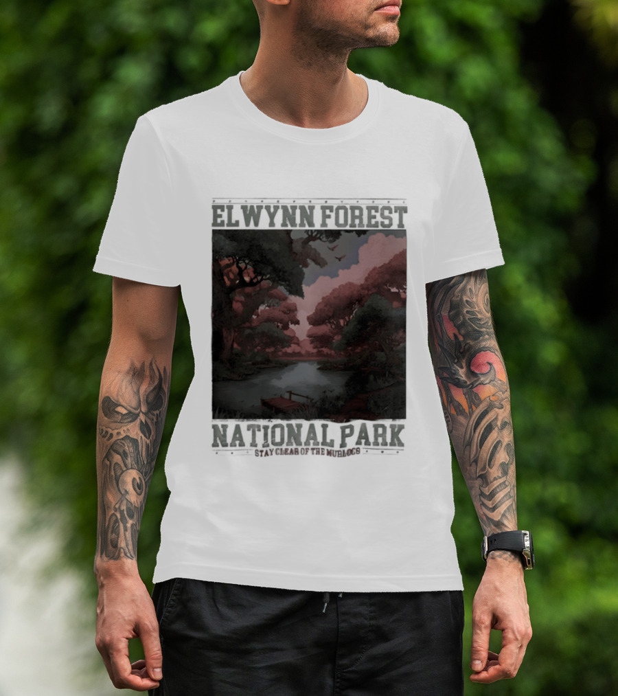 Elwynn Forest National Park Stay Clear Of The Murlocs Scenic Adventure T-Shirt
