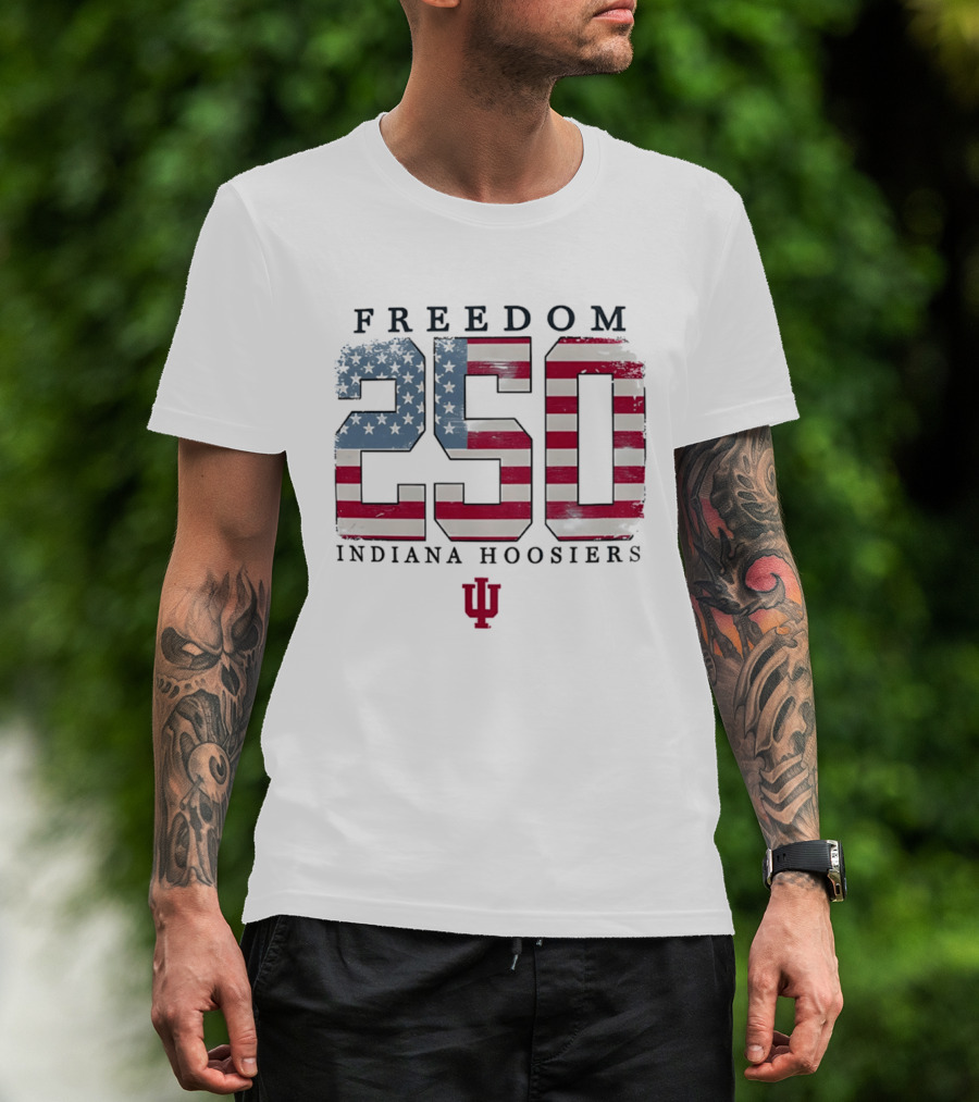 Indiana Hoosiers Freedom 250 Stars And Stripes Celebration T-Shirt