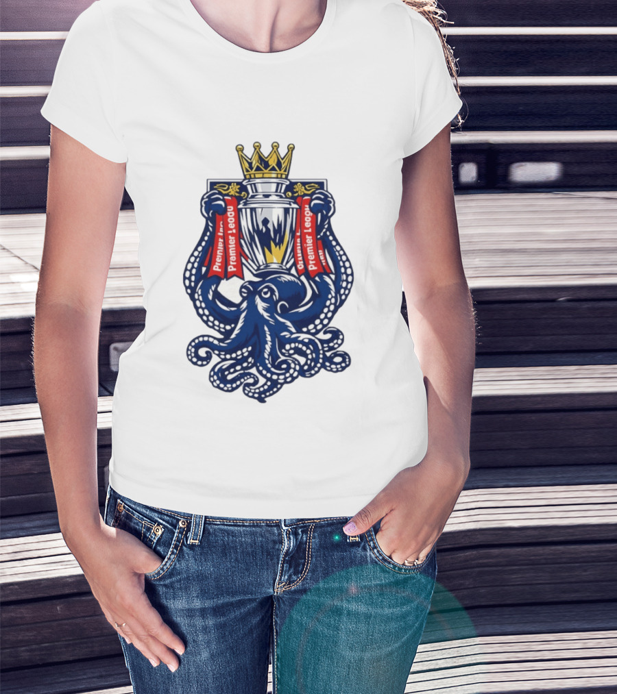Octopus Holding Premier League Trophy Arsenal 2026 T-Shirt
