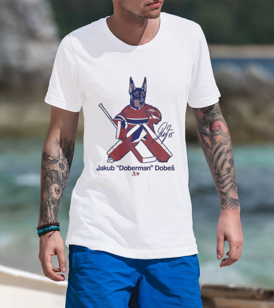 Jakub Doberman Dobeš Hockey Martial Arts Fusion T-Shirt