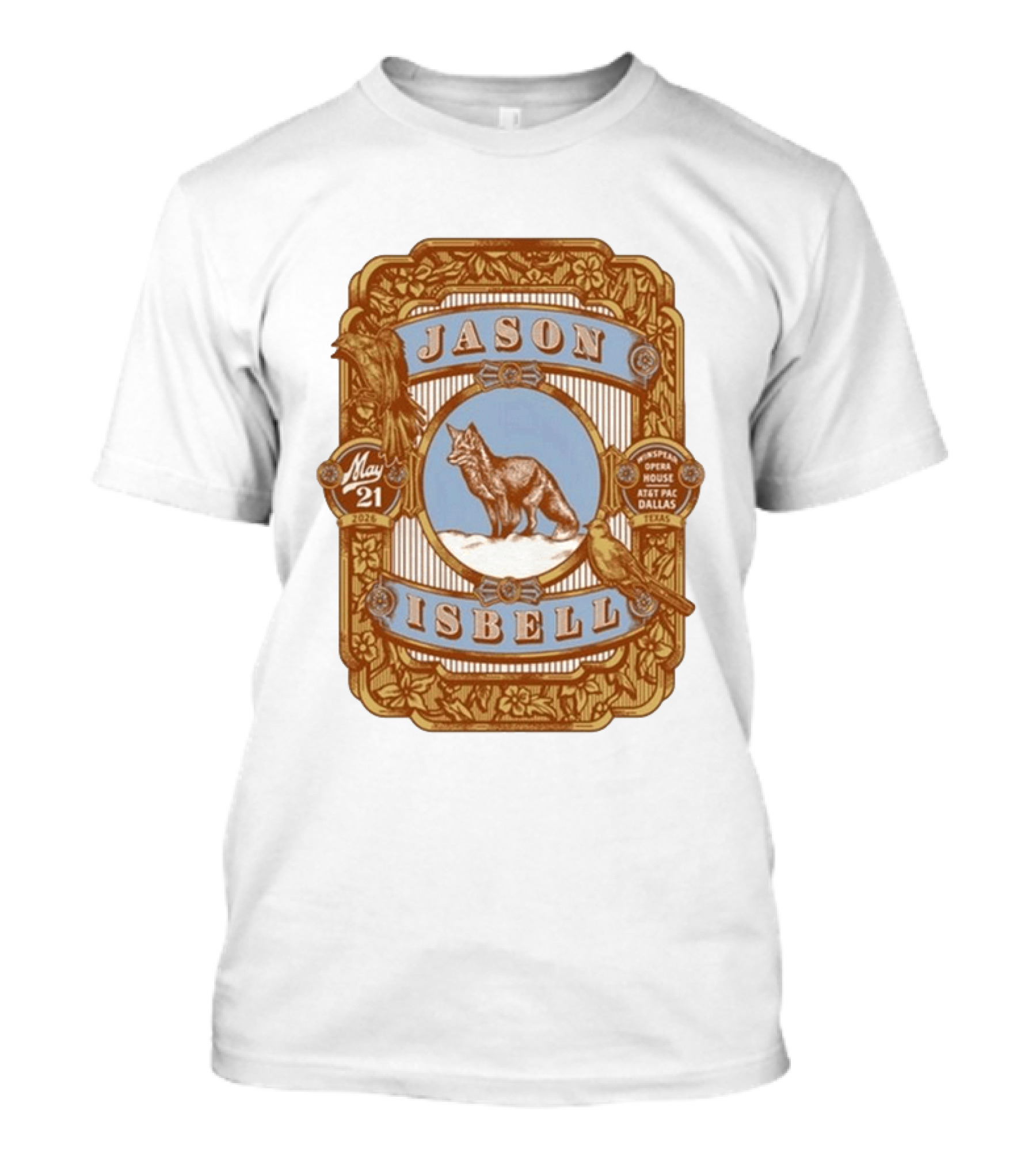 Jason Isbell May 21 2026 Winspear Opera House Dallas Texas T-Shirt