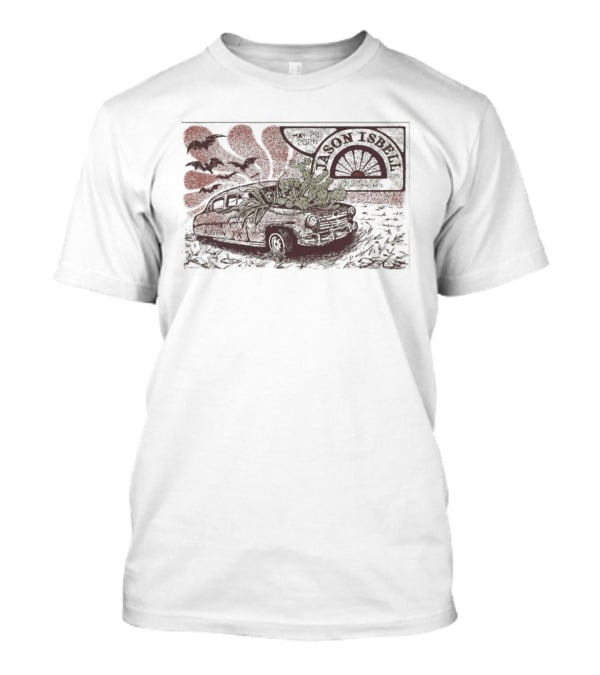 Jason Isbell May 22 2026 Long Center For The Performing Arts Austin TX Vintage Car Scene T-Shirt
