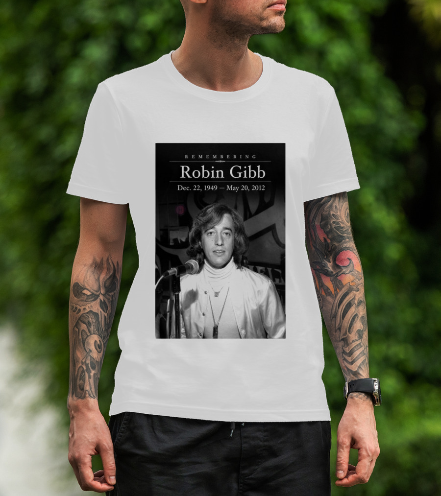Remembering Robin Gibb Dec 22 1949 May 20 2012 T-Shirt