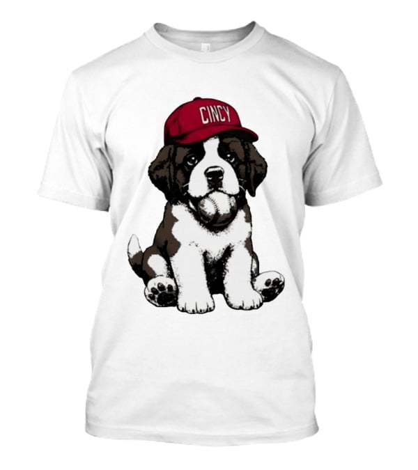 Cincy Schottzie Dog Stuffy Cincinnati Red Baseball T-Shirt