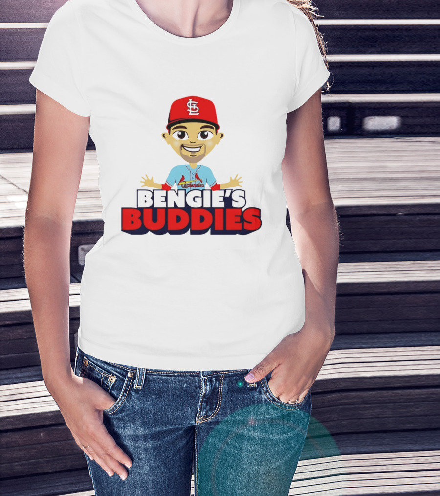 Bengie's Buddies St. Louis Cardinals Cardenales Caricature T-Shirt