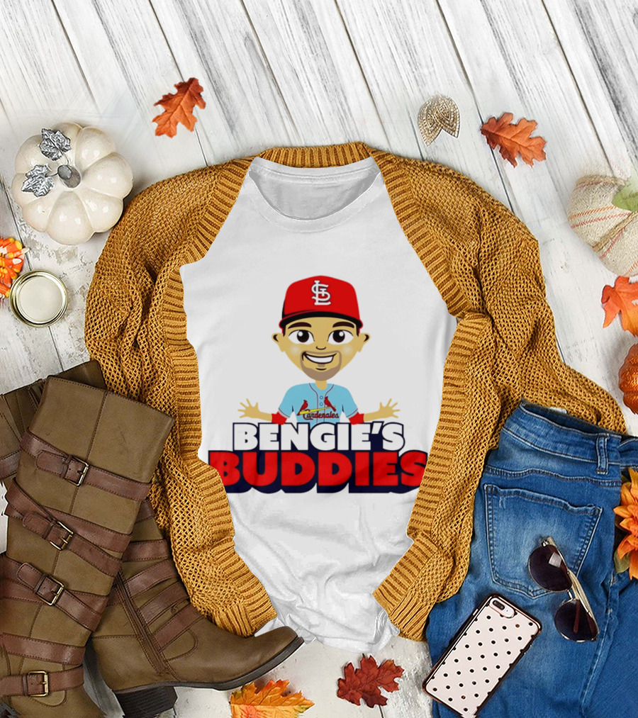 Bengie's Buddies St. Louis Cardinals Cardenales Caricature T-Shirt