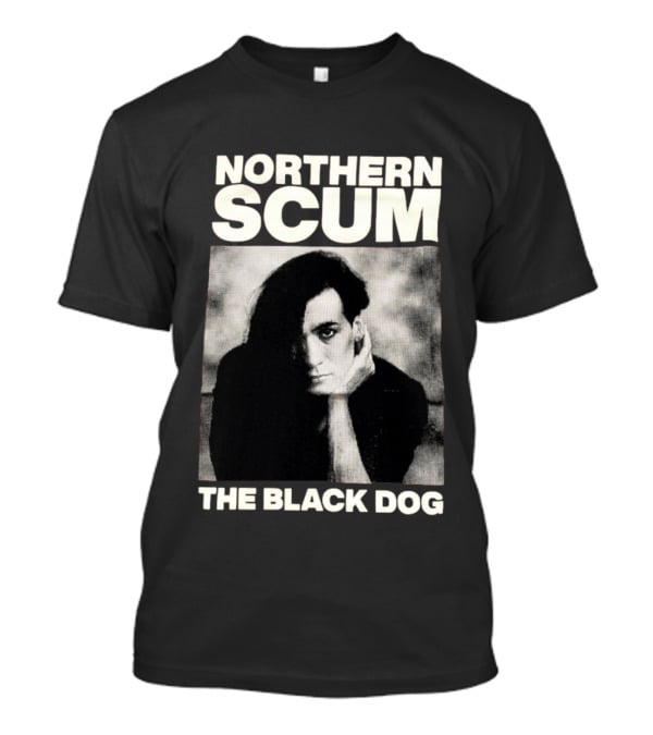 Northern Scum The Black Dog Monochrome T-Shirt