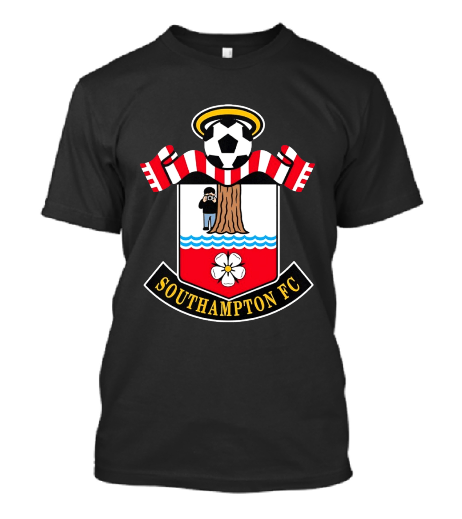 Southampton FC Crest Meme Tree Photographer Football T-Shirt