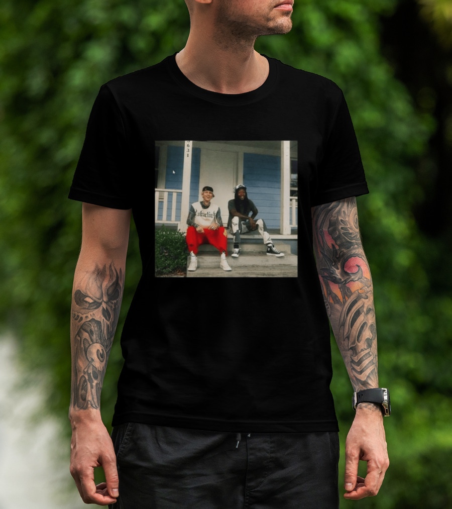 Machine Gun Kelly MGK X Wiz Khalifa Blog Era Boyz Mixtape Cover 3631 T-Shirt