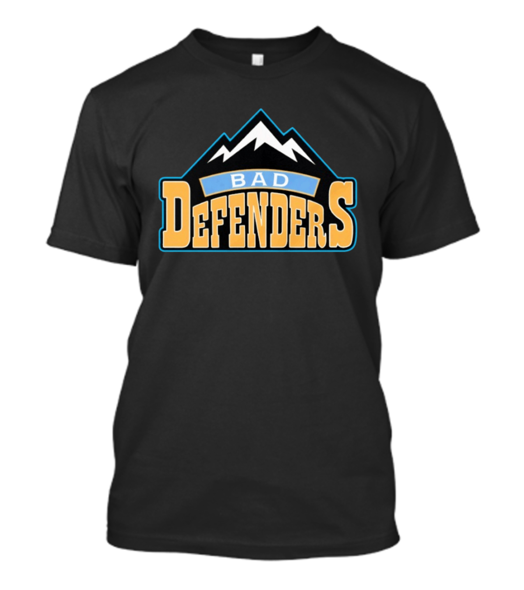 Bad Defenders Basketball Mountains T-Shirt