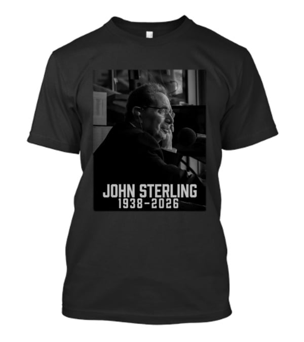 John Sterling 1938 2026 Radio Announcer Microphone T-Shirt