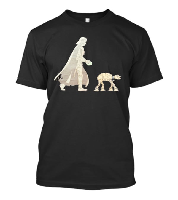 Star Wars Darth Vader Walking AT AT Walker T-Shirt