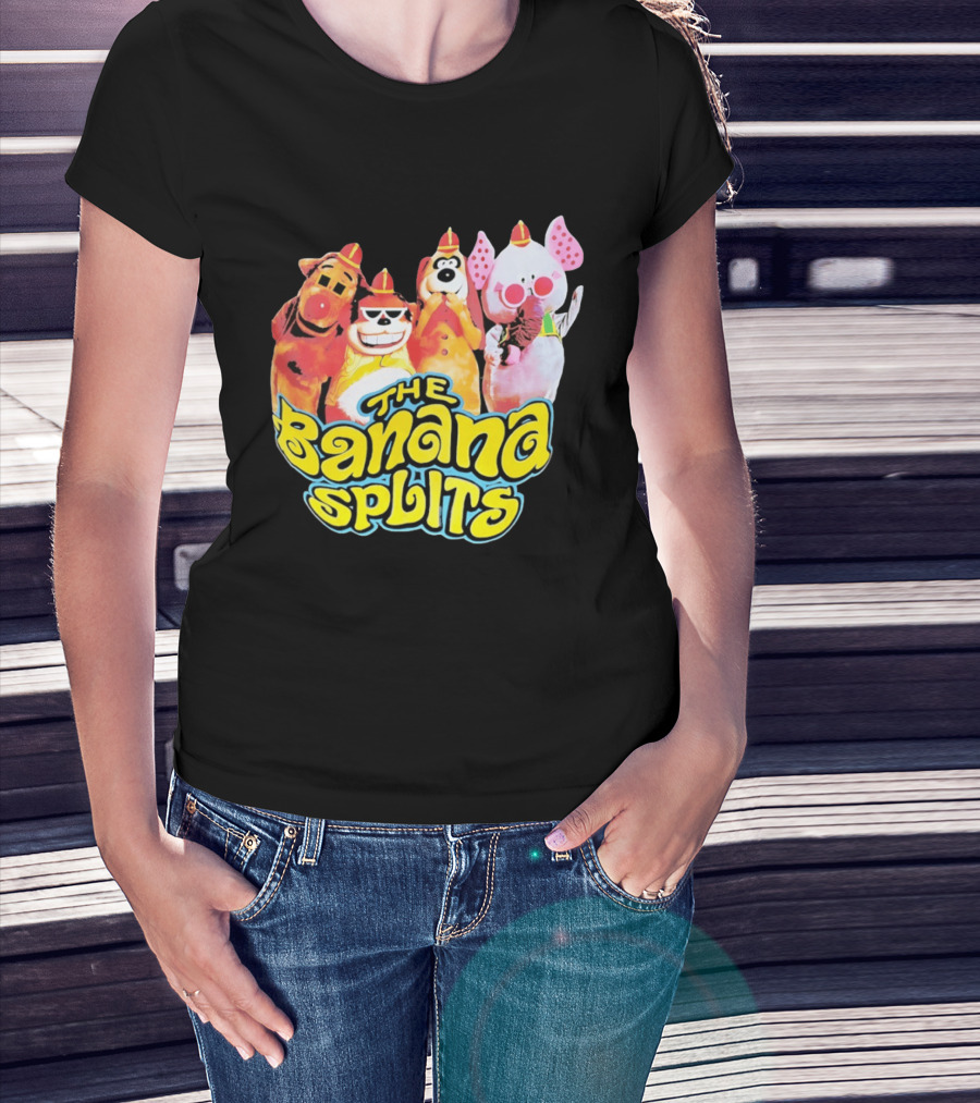 The Banana Splits Characters Hanna Barbera Retro Animation Series T-Shirt