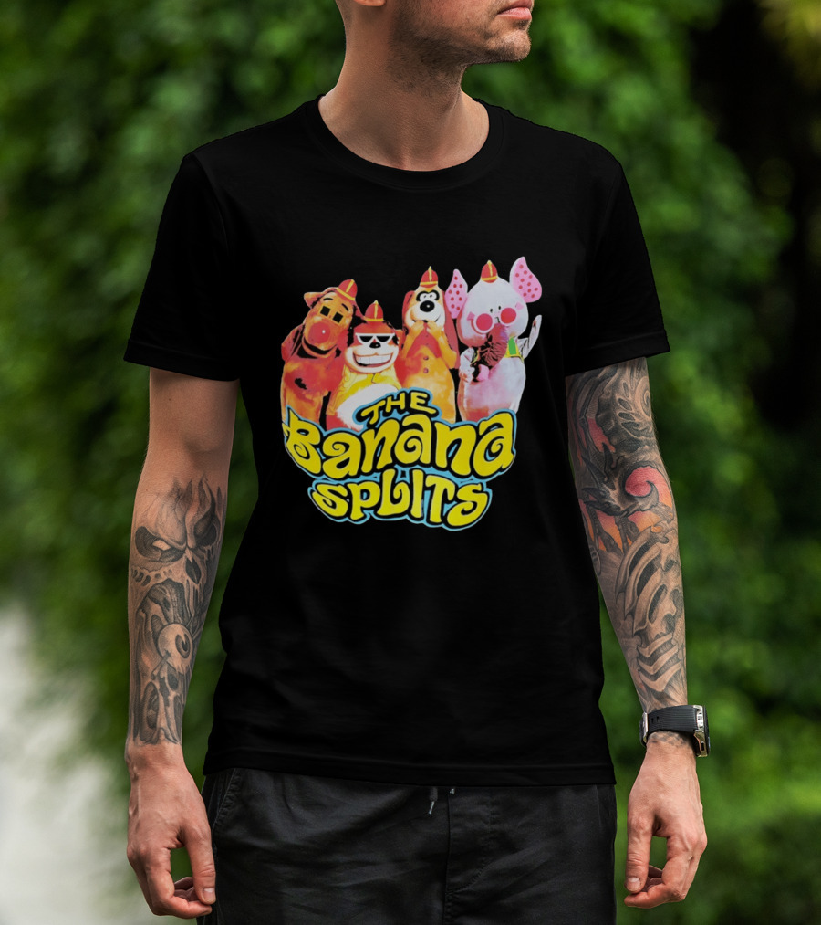 The Banana Splits Characters Hanna Barbera Retro Animation Series T-Shirt