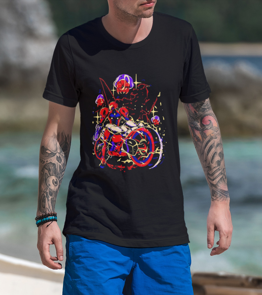 Under New Stars Samus Aran Vi O La Motorcycle Metroid Prime 4 Beyond T-Shirt