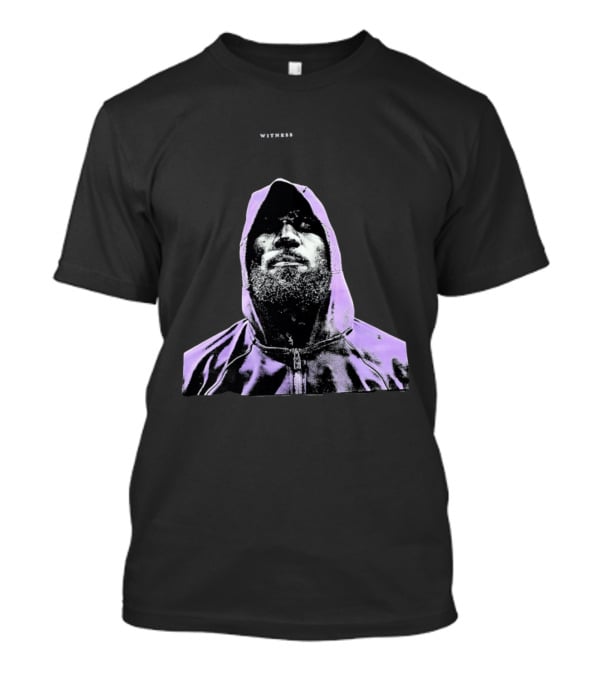Witness LeBron James Style Purple T-Shirt