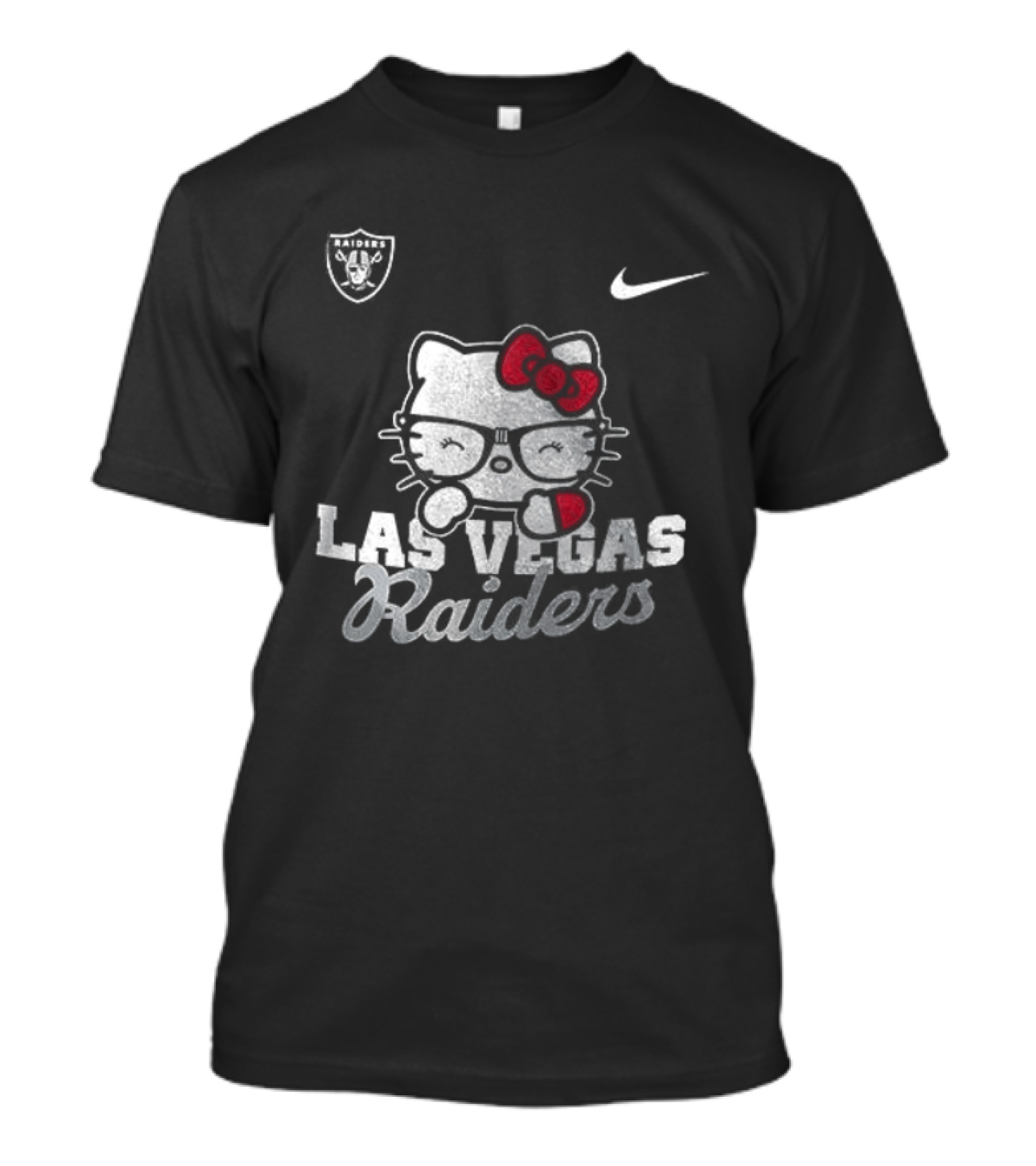 Las Vegas Raiders Hello Kitty Nike Collaboration T-Shirt