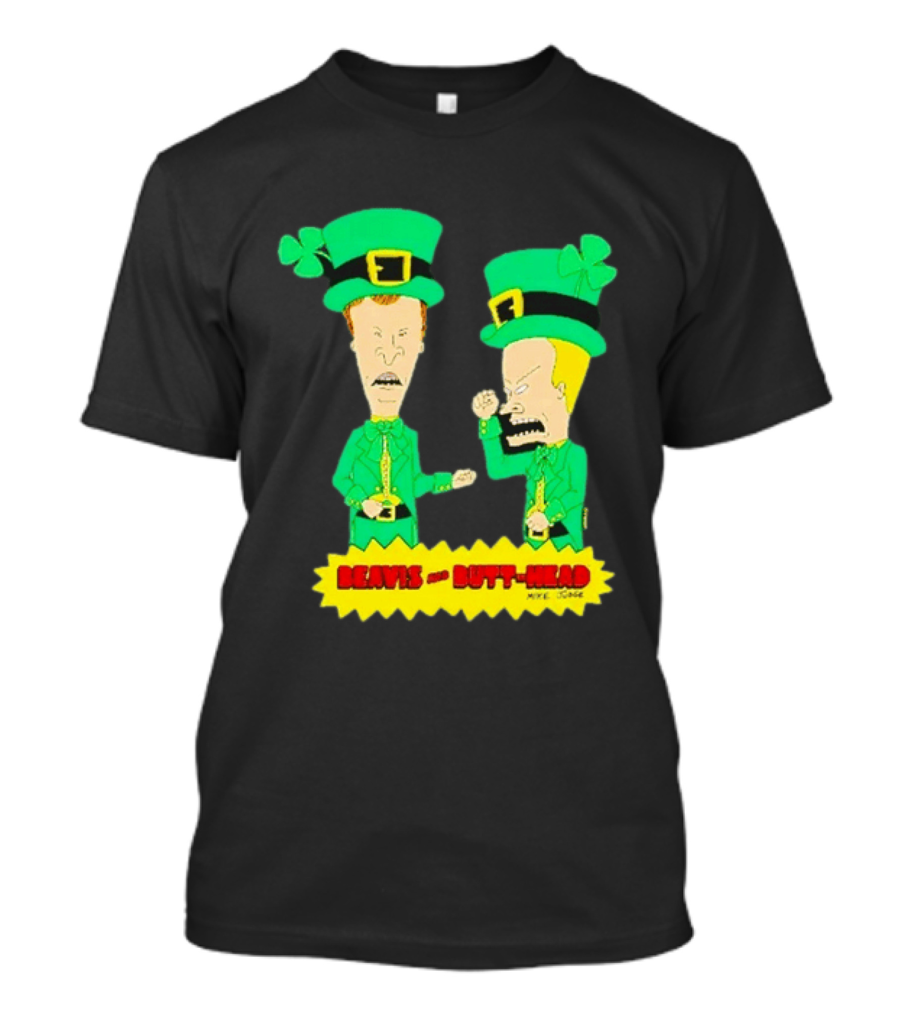 Beavis And Butt Head Leprechaun Costumes Green Bay Packers Mike Judge T-Shirt
