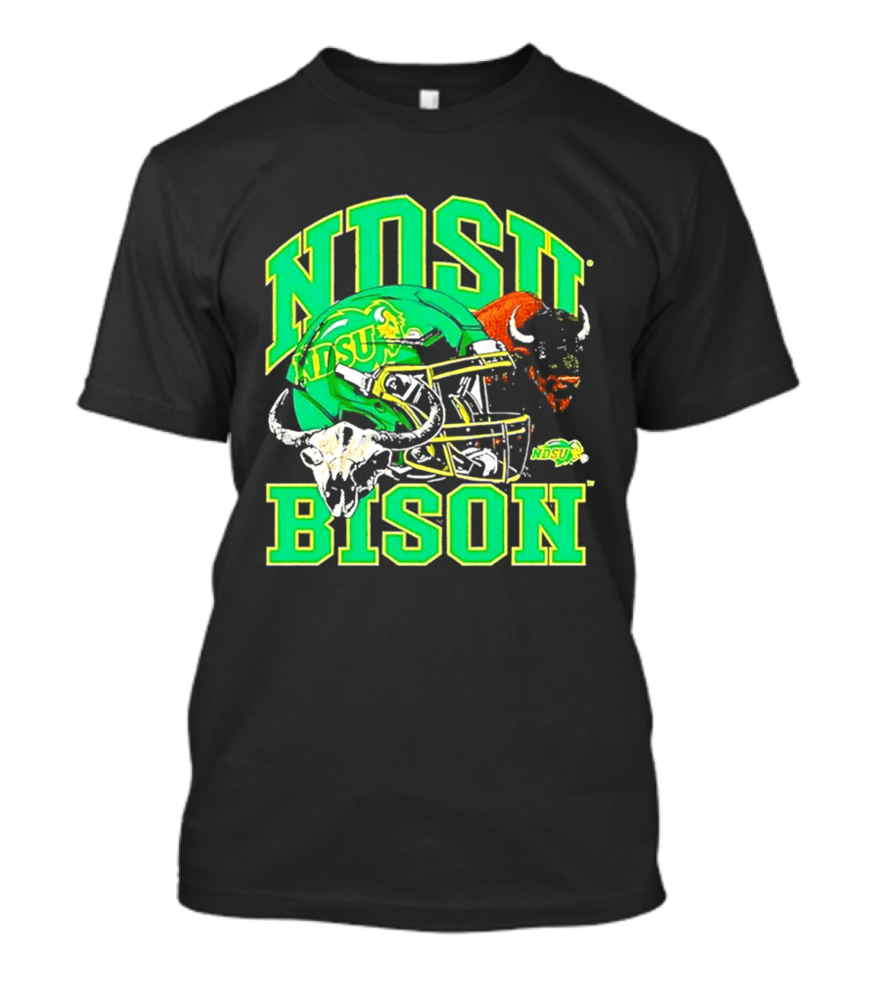 NDSU Bison Helmet Best NCAA Football Team Spirit T-Shirt