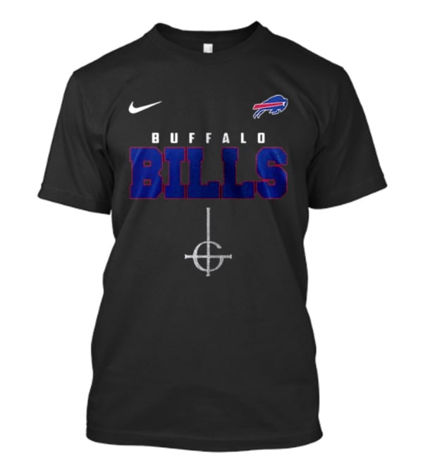 Buffalo Bills Nike Ghost Band Skeleton Collaboration T-Shirt