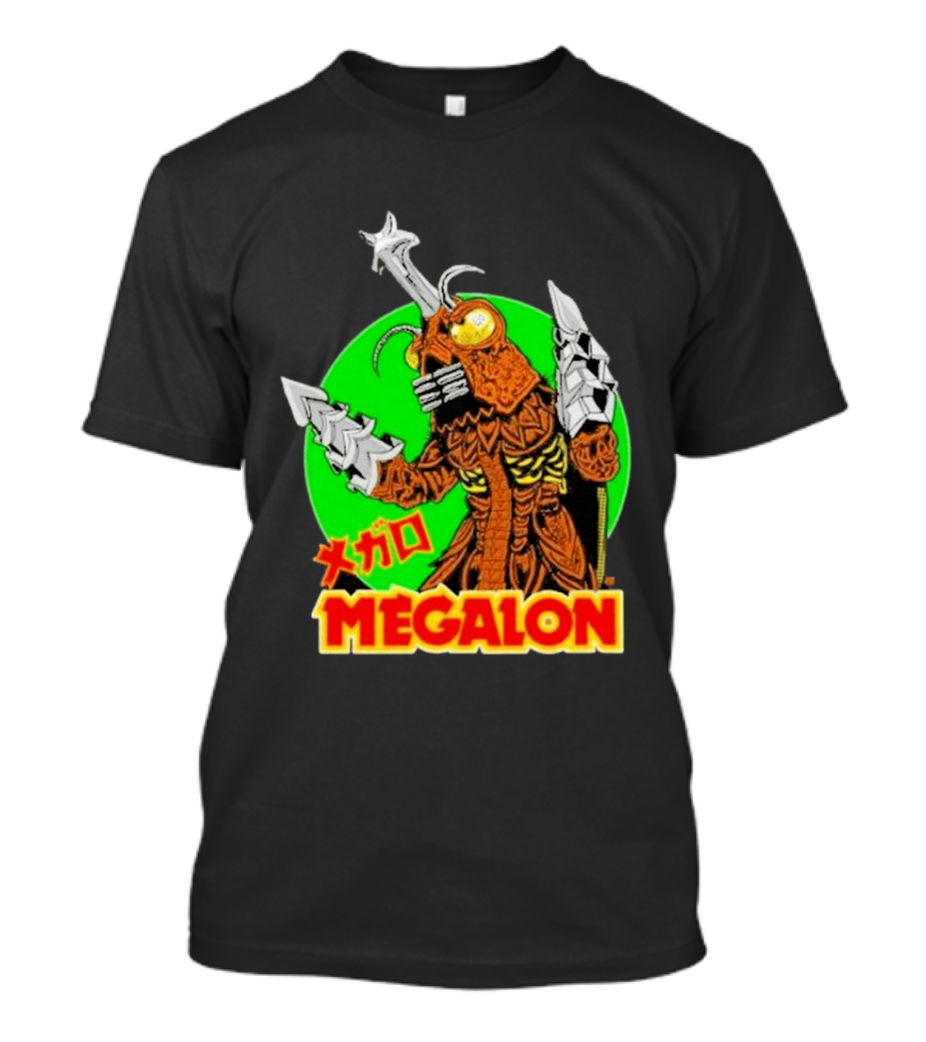 Cavitycolors Megalon Monster Kaiju Japanese Horror And Halloween T-Shirt